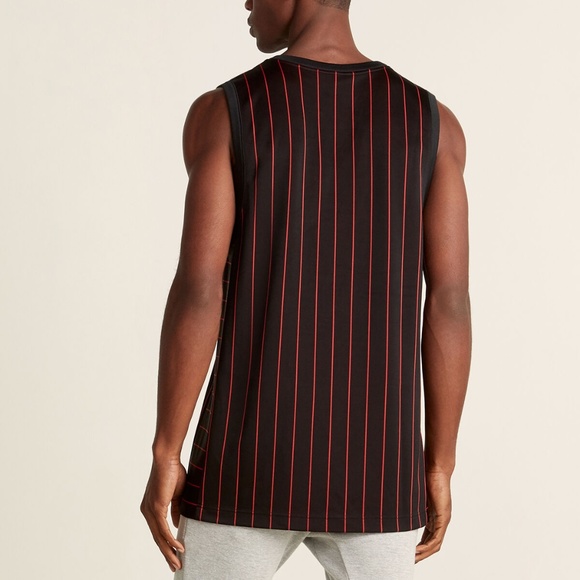 $450 Alexander Wang Pinstripe Jersey Tank Top - Picture 2 of 2